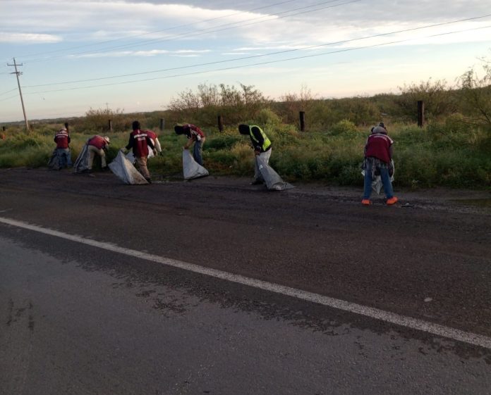 Refuerza Municipio limpieza en la carretera Panamericana de Ciudad Juárez – ADN